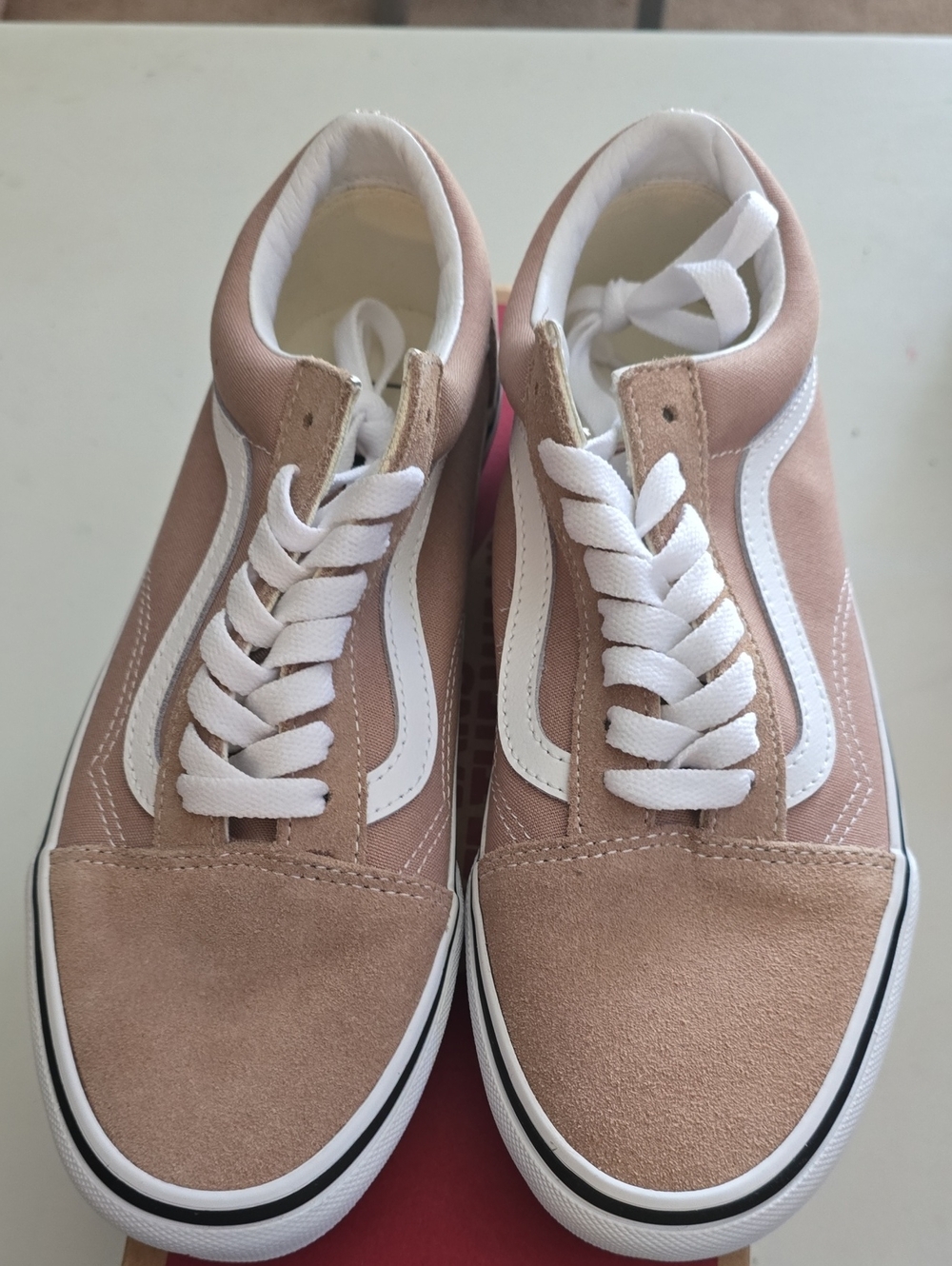 Vans Women’s Mid-Top Suede Canvas Sneakers — Warm Taupe